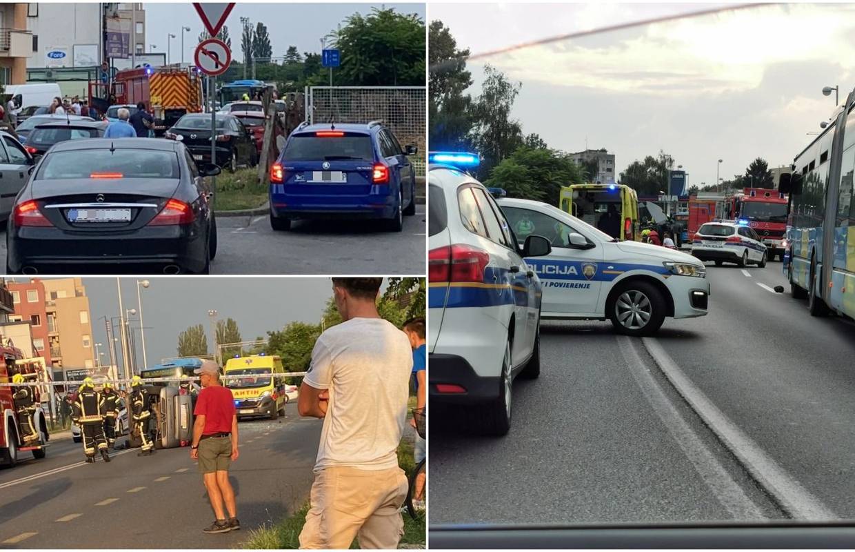 Sudar na Ilici, čovjek ozlijeđen: 'Izvlačili su ga iz auta.  I dalje ne možemo proći, ovdje je kaos...'
