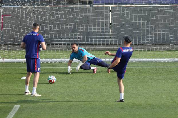 Rijeka: Trening hrvatske nogometne reprezentacije