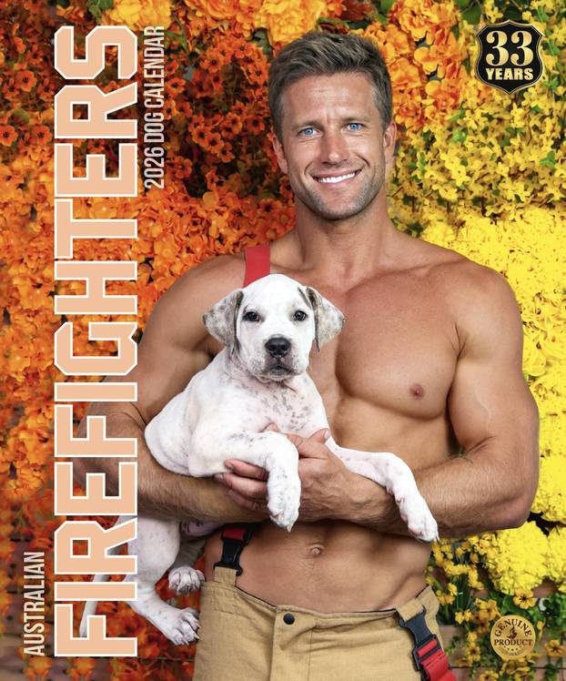 Strewth! Hunky firefighters pose for charity calendar with their furry friends