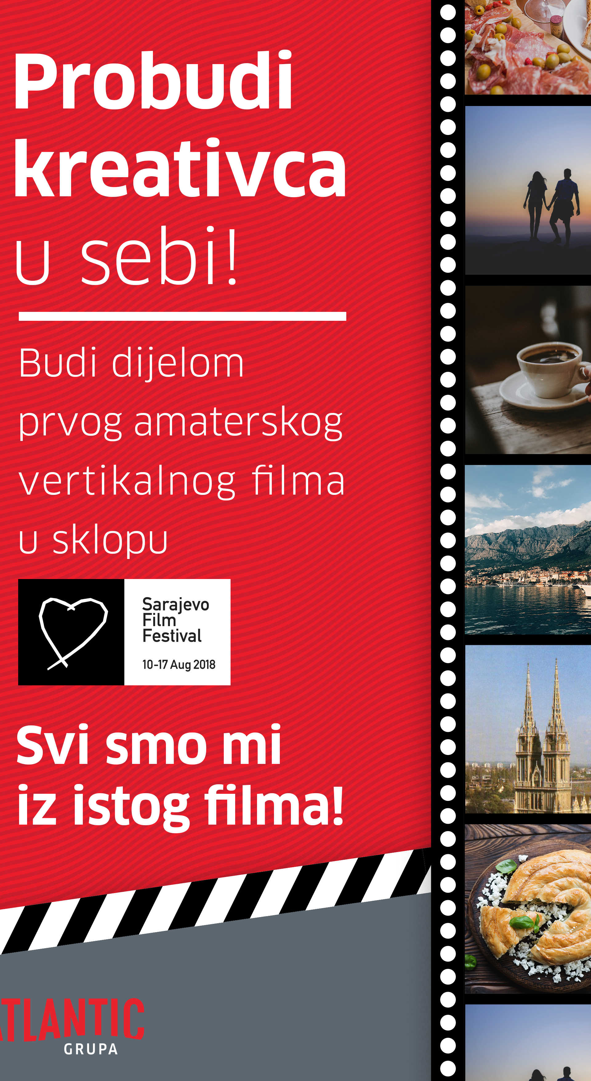 Budi kreativan i postani dijelom  Sarajevo Film Festivala