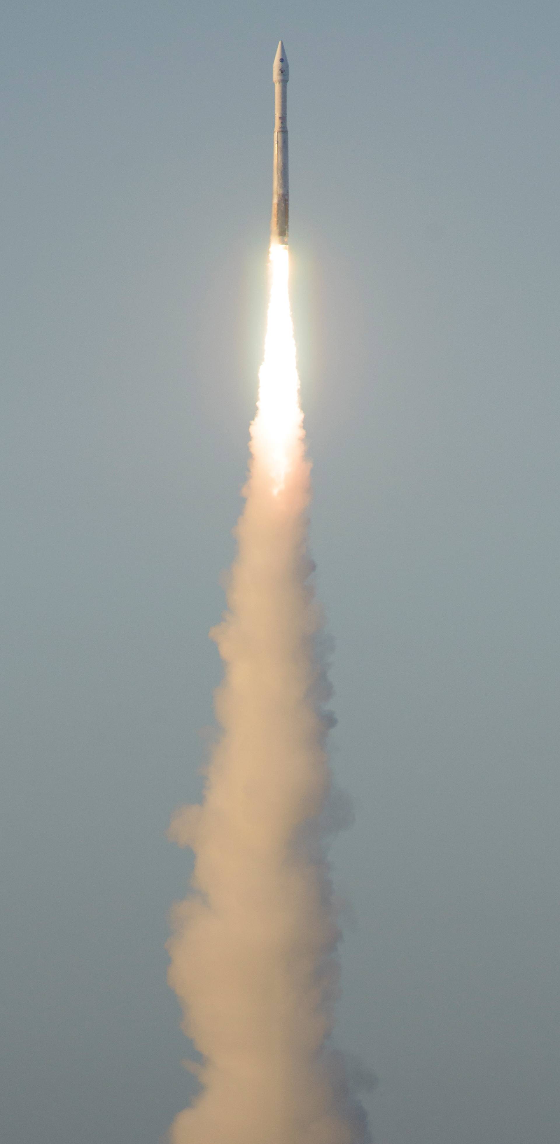 The United Launch Alliance Atlas V rocket carrying NASA's Origins, Spectral Interpretation, Resource Identification, Security-Regolith Explorer (OSIRIS-REx) spacecraft lifts off on from Space Launch Complex 41 at Cape Canaveral Air Force Station