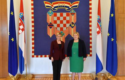Grabar Kitarović ugostila je norvešku premijerku Solberg