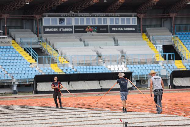 Radovi na Gradskom stadionu u Velikoj Gorici