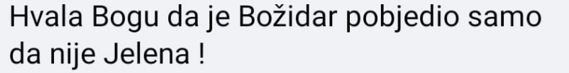 Božidar pobjednik, Stela treća! Gledatelji zadovoljni: 'Dobro je da Jelena nije pobijedila...'