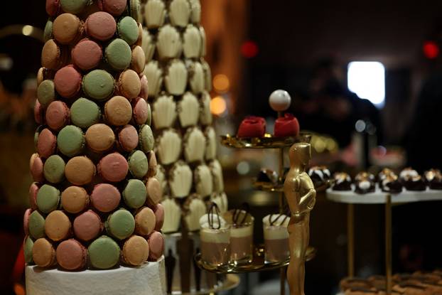 Media preview of food, beverages and decor for Governors Ball, ahead of 98th Oscars, in Los Angeles