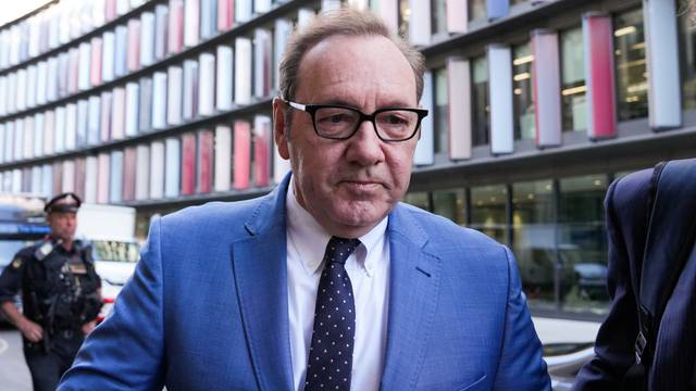 Actor Kevin Spacey arrives at Central Criminal Court in London