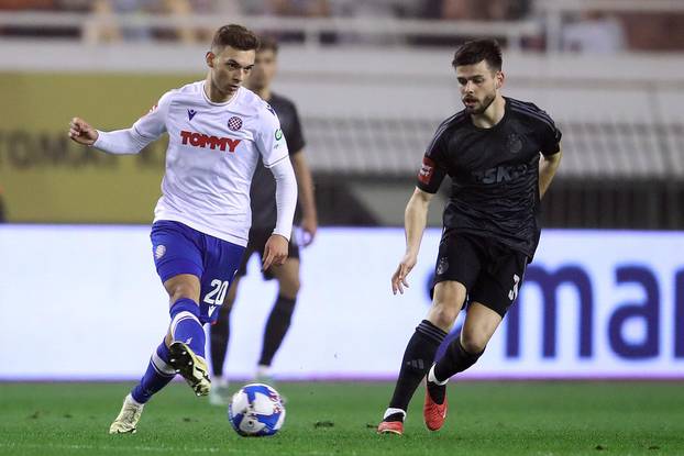 Hajduk i Dinamo sastali se u polufinalu SuperSport Hrvatskog nogometnog kupa