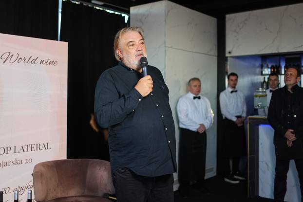 Zagreb: Slobodan Živojinović Boba predstavio vina svoje vinarije Vertiz