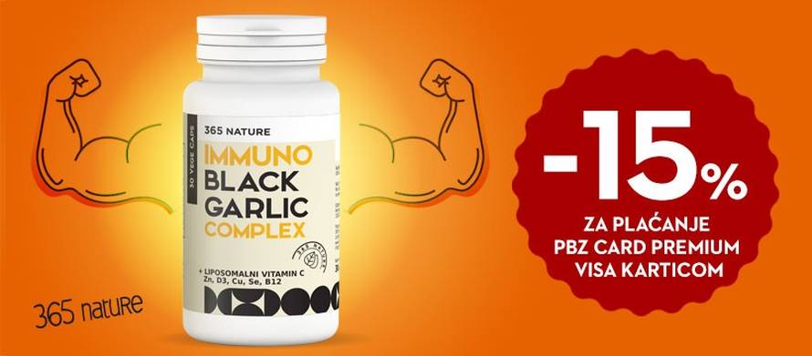 Snažna kombinacija za obranu od virusa - crni češnjak i moćna vitaminska formula