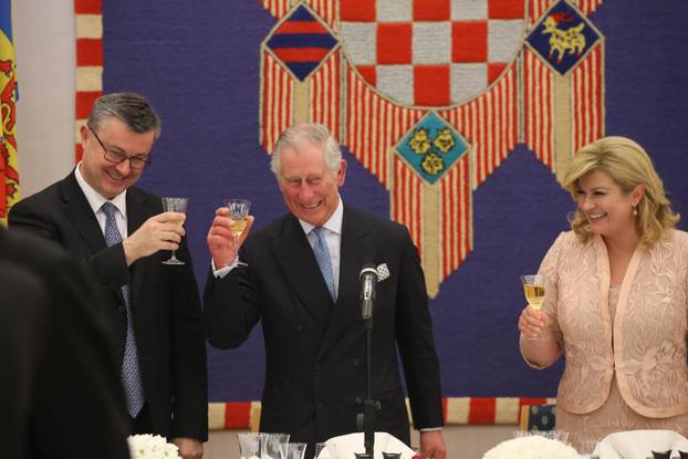 ARHIVA 2016. Zagreb: Sve?ana ve?era u ?ast dolaska  Charlesa i Camille