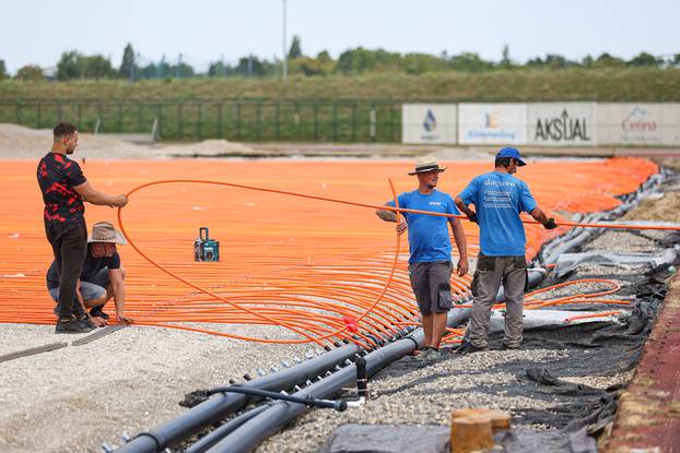 Radovi na Gradskom stadionu u Velikoj Gorici