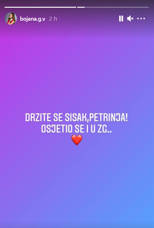 Bojana, Nina i Franka tješile su ljude nakon potresa: 'Držite se, ova godina ima gadan karakter'