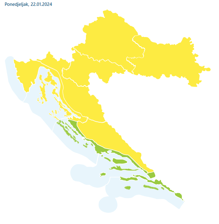 Upozorenja diljem zemlje zbog niskih temperatura, u Zagrebu hladan val opasan po zdravlje