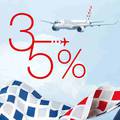 35 % popusta povodom 35 godina Croatia Airlinesa!