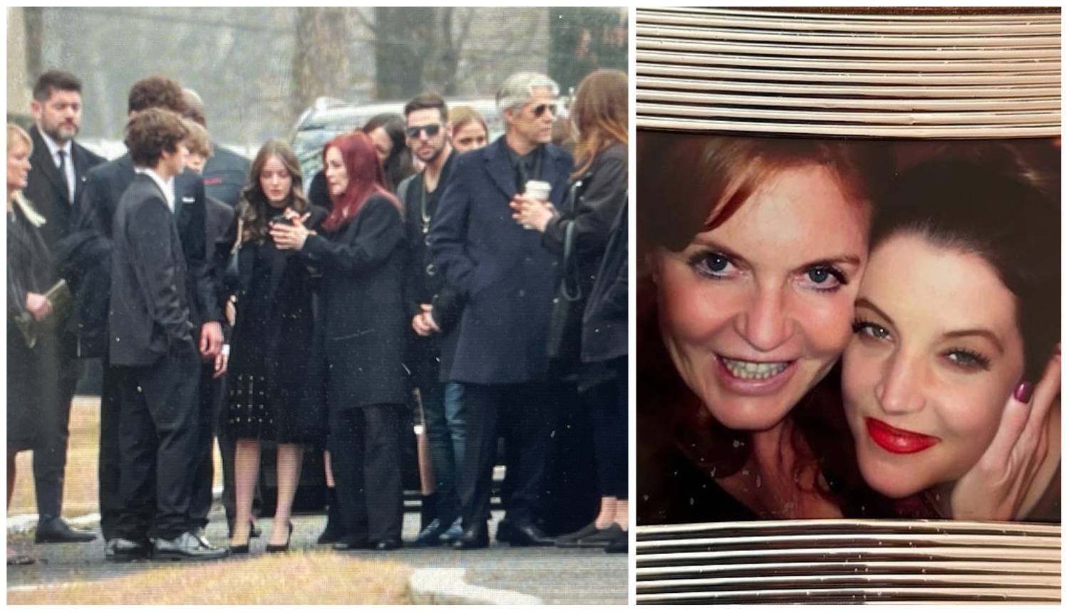 Pokopali Lisu Marie Presley, a prijateljica Sarah Ferguson tvrdi: 'Srce joj je bilo slomljeno'
