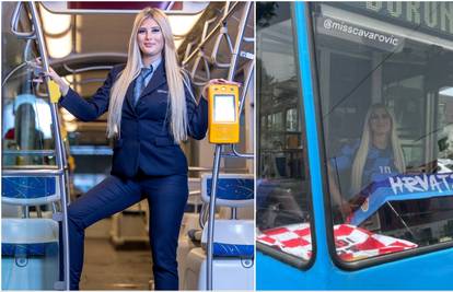 Kockice su i u prometu! Vozačica Iva ukrasila tramvaj, a nosila i Modrićev dres: 'U stilu na poslu'