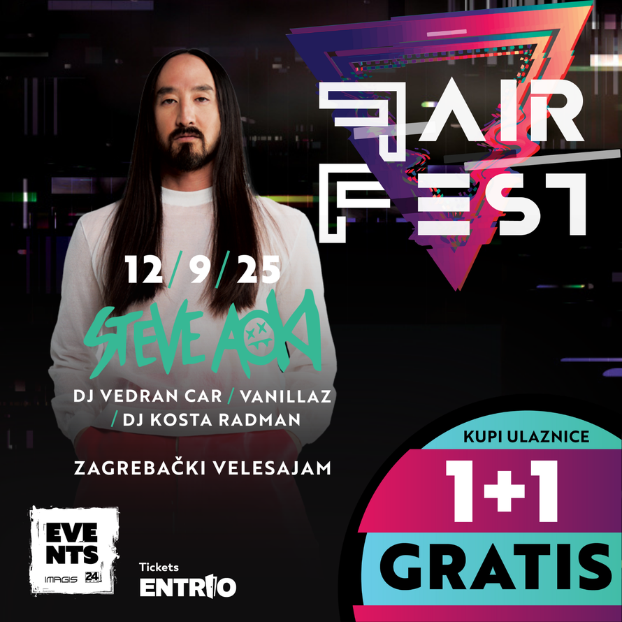 Samo jedan dan dijeli nas od tehno ludila! DJ Aoki i Scooter stižu na Fair Fest u Zagreb...