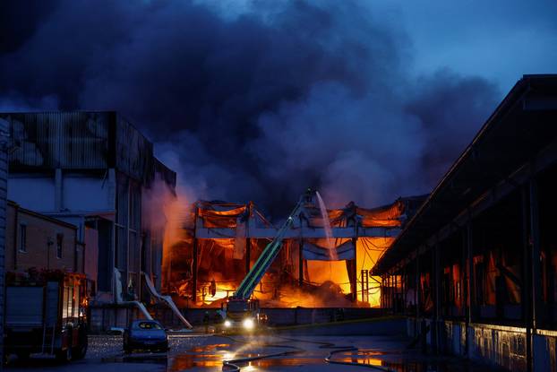 Aftermath of a Russian missile attack in Kyiv