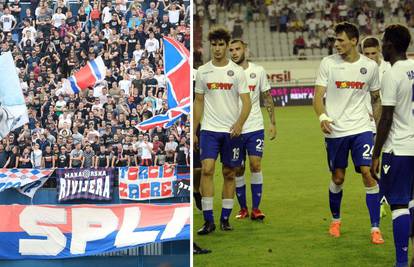 Torcida na treningu Hajduka! Poslali su poruku igračima...