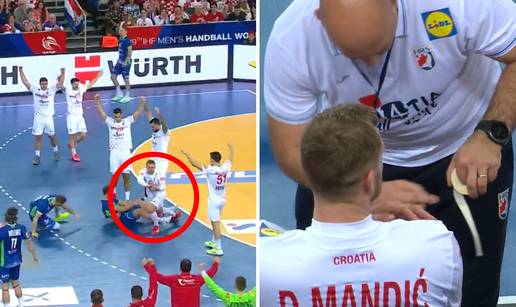 VIDEO Pa dokle više? Mandiću namještali prst na klupi, stisnuo je zube i vratio se na parket...