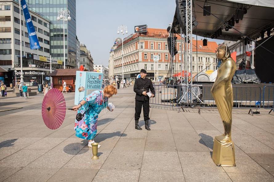 Zagrepčani ostali iznenađeni nesvakidašnjim performansom