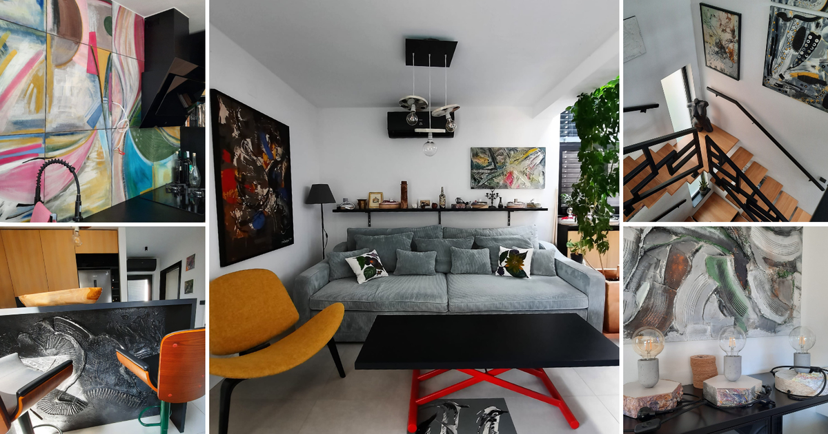 We Decorated Our Home in Zagreb Ourselves: Every Corner is a Custom-Made Art Gallery