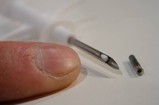 Microchip to implant