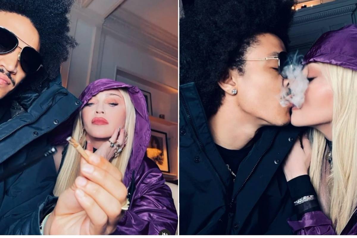 Madonna šokirala slikama: Puši joint s dečkom Ahlamalikom?