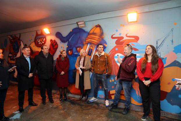 Rijeka: Predstavljanje murala tri autora u pothodniku kod tržnice