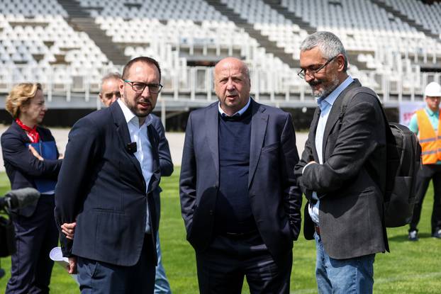 Polaganjem kamena temeljca obilježen početak radova na rekonstrukciji nogometnog stadiona Zagreb