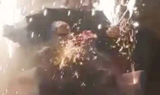 Zapalili figuru Vladmira Putina na lomači: 'Predstavlja smrt'