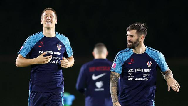 KATAR 2022 -  Hrvatska nogometna reprezentacija odradila trening