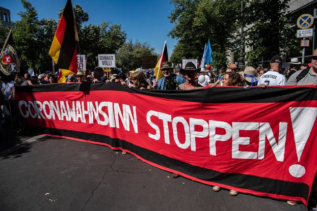 Demonstration against corona measures in Berlin