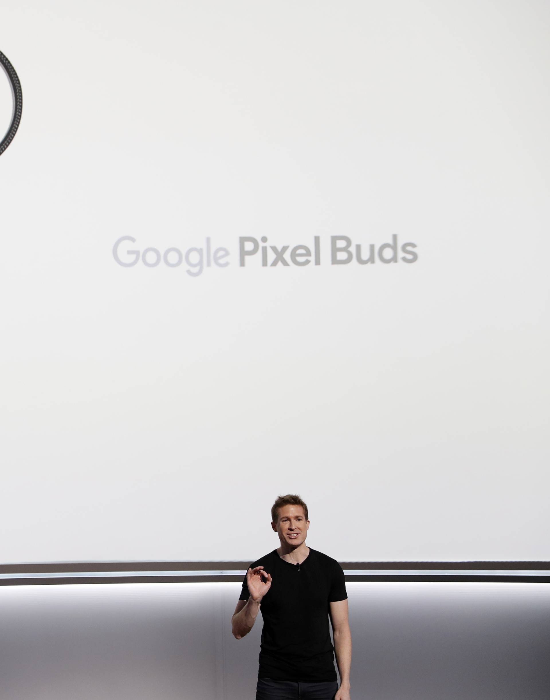 Google's Payne speaks during a launch event in San Francisco