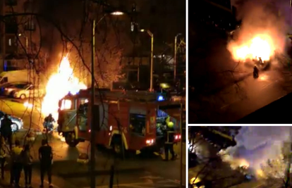 U Španskom gorio auto: 'Čula se eksplozija, izletjeli smo vani i vidjeli kako je sve u plamenu'