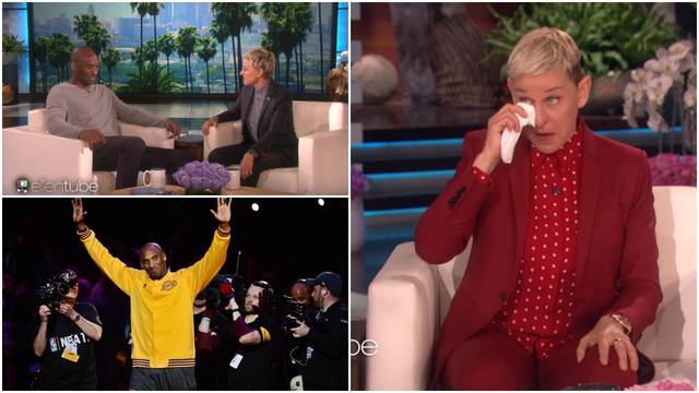 Suze voditeljice: Ellen se u talk showu 'slomila' zbog Bryanta