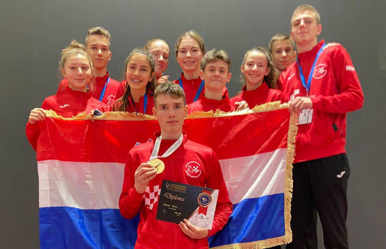 Hrvatski juniori osvojili tri zlata i ukupno pet medalja na EP-u