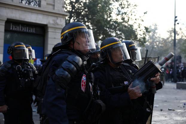 Nationwide protests in France against the cost of living