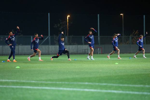 Rijeka: Trening hrvatske nogometne reprezentacije