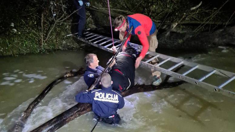 VIDEO Pogledajte kako hrvatski i slovenski policajci spašavaju ženu. Curicu traže i dronovima