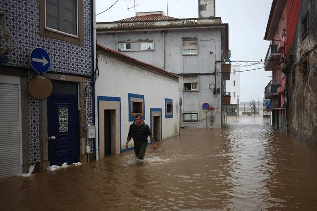 Storm Leo reaches Alcacer do Sal