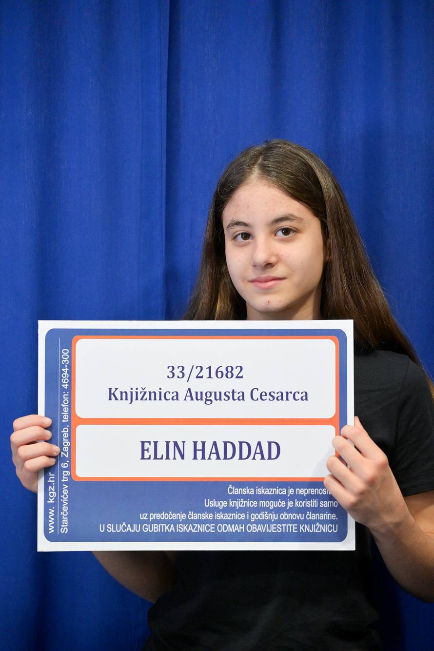 Elin Haddad proglašena najčitateljicom grada Zagreba u kategoriji osnovnoškolske dobi
