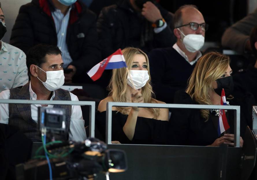 Fernando Hiero i  Fani Čapalija na finalu Davis Cupa između Hrvatske i Rusije