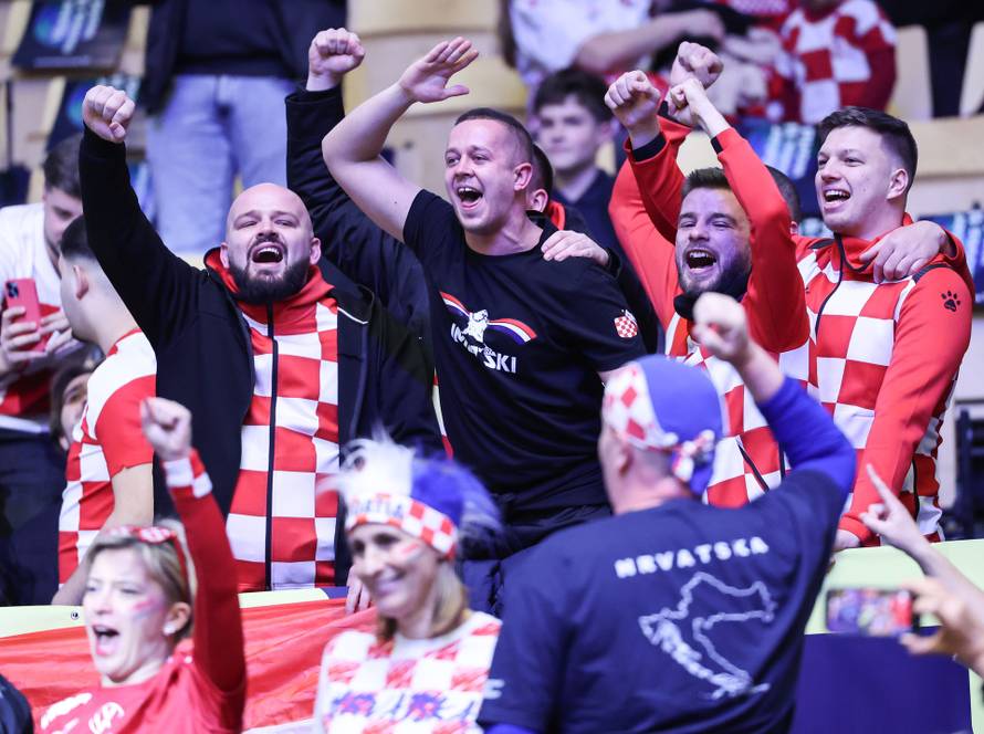 Navijači na utakmici između Islanda i Hrvatske u borbi za treće mjesto EHF Europskog prvenstva