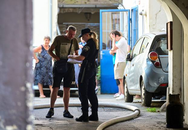 Zagreb: Požar u Mesničkoj ulici