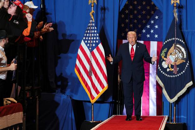 U.S. President Trump in Pennsylvania