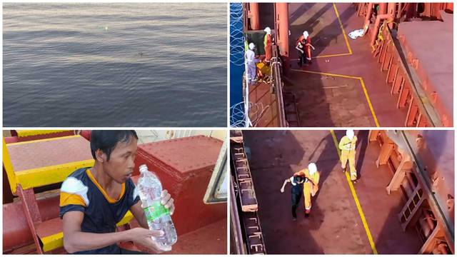 Posada broda Privlaka spasila Filipinca: Izvukli su ga iz mora