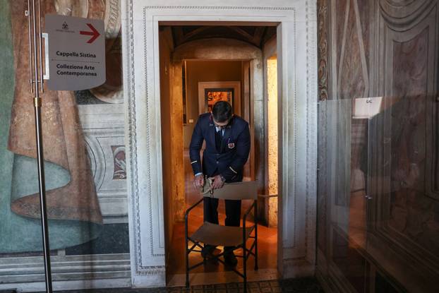 A tour of some locations within the Vatican museum ahead of the conclave