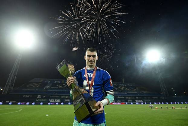 Zagreb: Dinamo je uvjerljivom pobjedom protiv Gorice proslavio naslov prvaka 