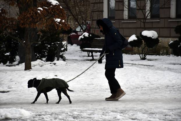 Zaleđene prometnice i javne površine Slavonskog Broda otežavaju kretanje građana